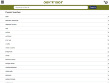 Tablet Screenshot of home-decor.countrydoor.com